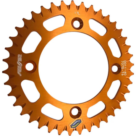 5-001141BK Sunstar Rear Sprocket Aluminum 41T-415 Blk Husq/Ktm - Sprockets