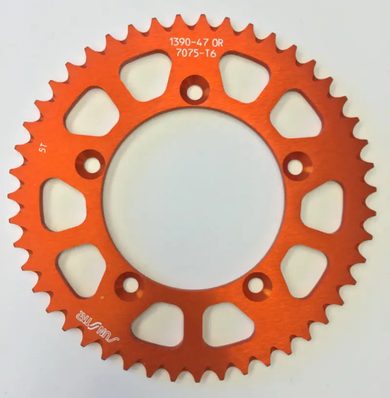 5-139047OR Rear Sprocket Aluminum 47t 420 Org Husq/Ktm 