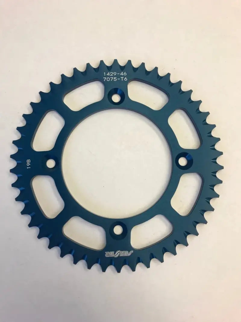 5-142946BK Sunstar Rear Sprocket Aluminum 46T-420 Blk Yam - Sprockets