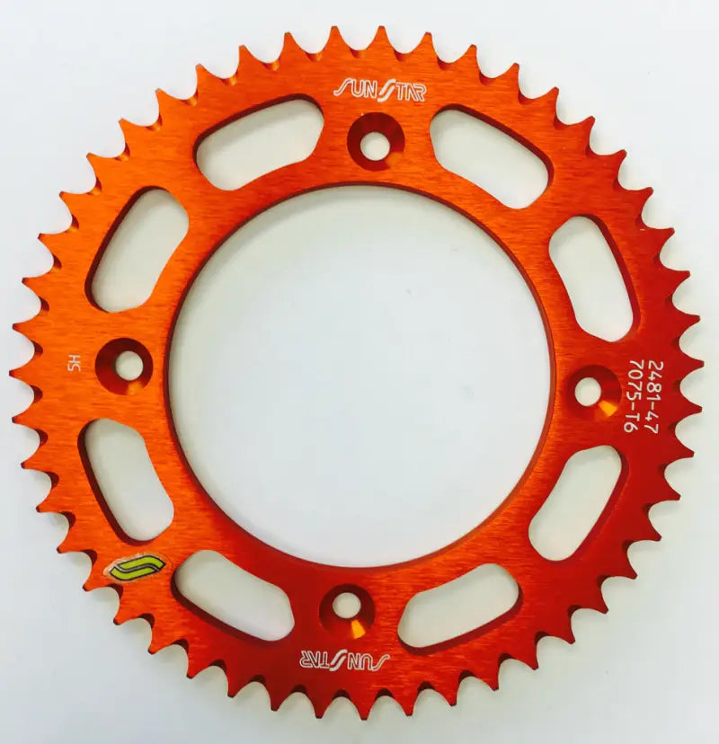 5-248147OR Rear Sprocket Aluminum 47t 428 Org Husq/Ktm 
