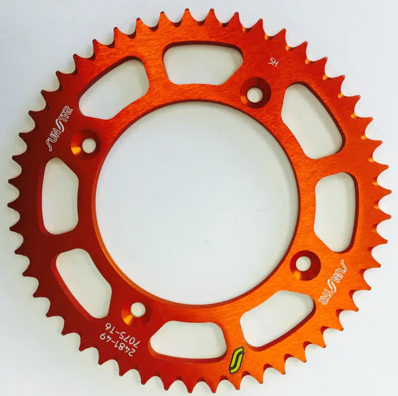 5-248149OR Rear Sprocket Aluminum 49t 428 Org Husq/Ktm - Works Triplestar