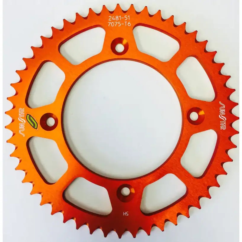 5-248151OR Rear Sprocket Aluminum 51t 428 Org Husq/Ktm - Works Triplestar