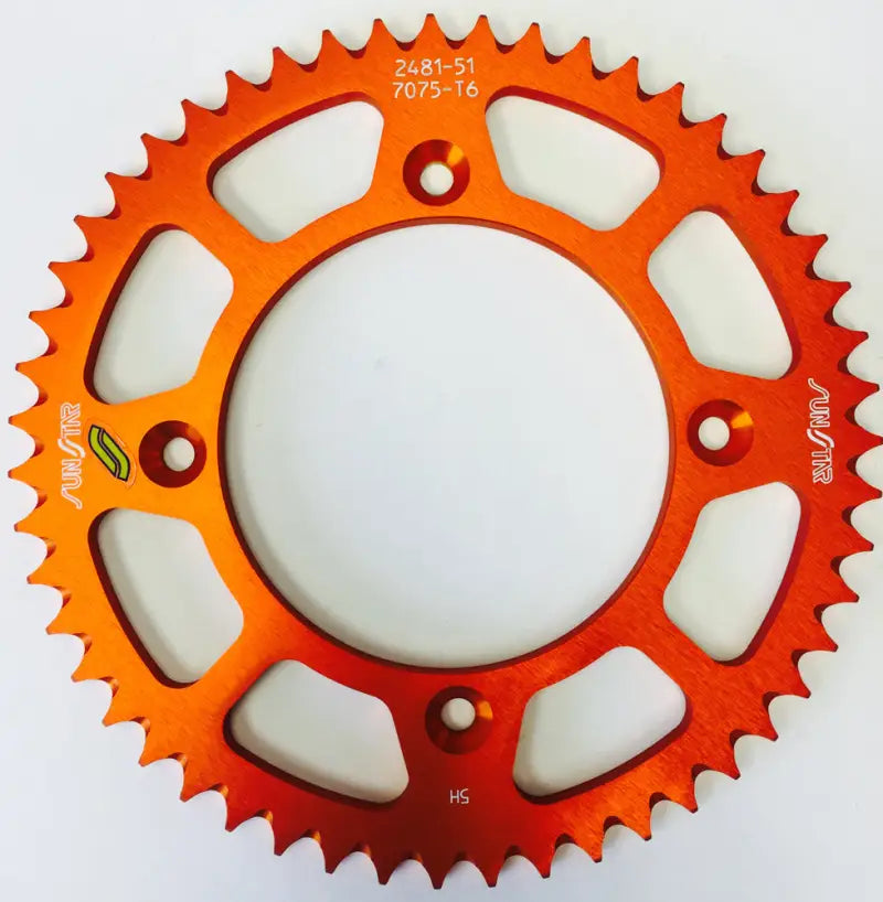 5-248151OR Rear Sprocket Aluminum 51t 428 Org Husq/Ktm - Works Triplestar