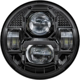 5 3/4’’ Led Headlight Rugged Ultra View Black