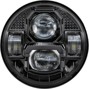 5 3/4’’ Led Headlight Rugged Ultra View Black