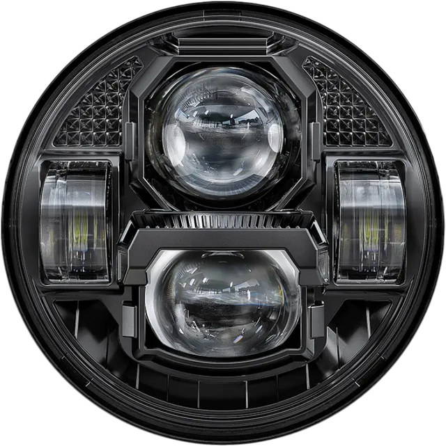 5 3/4’’ Led Headlight Rugged Ultra View Black