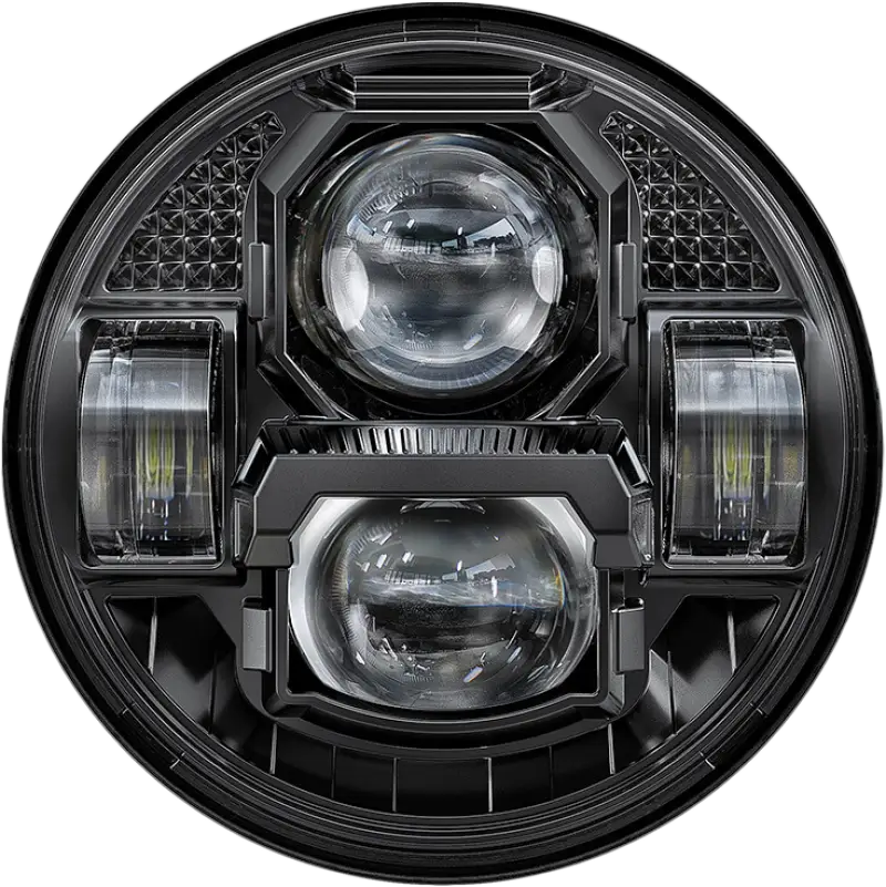 5 3/4’’ Led Headlight Rugged Ultra View Black