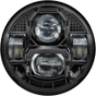 5 3/4’’ Led Headlight Rugged Ultra View Black