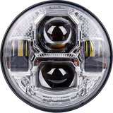 5 3/4’’ Led Headlight Rugged Ultra View Chrome