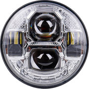 5 3/4’’ Led Headlight Rugged Ultra View Chrome
