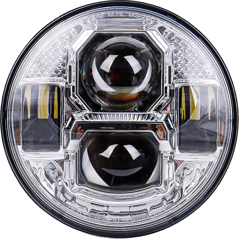 5 3/4’’ Led Headlight Rugged Ultra View Chrome