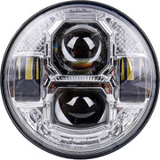 5 3/4’’ Led Headlight Rugged Ultra View Chrome