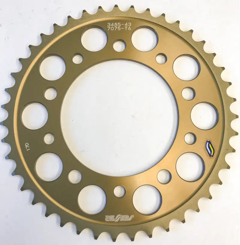 5-348543 Rear Sprocket Aluminum 43t 520 Yam 