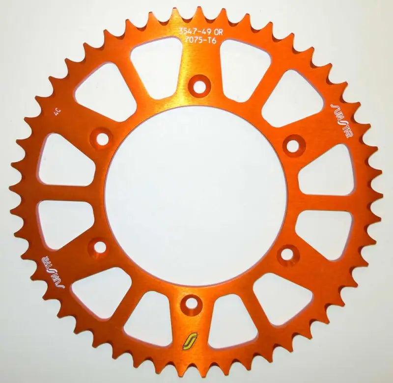 SUNSTAR 5-354748OR Rear Sprocket Aluminum 48t 520 Org Hus/Husq/Ktm