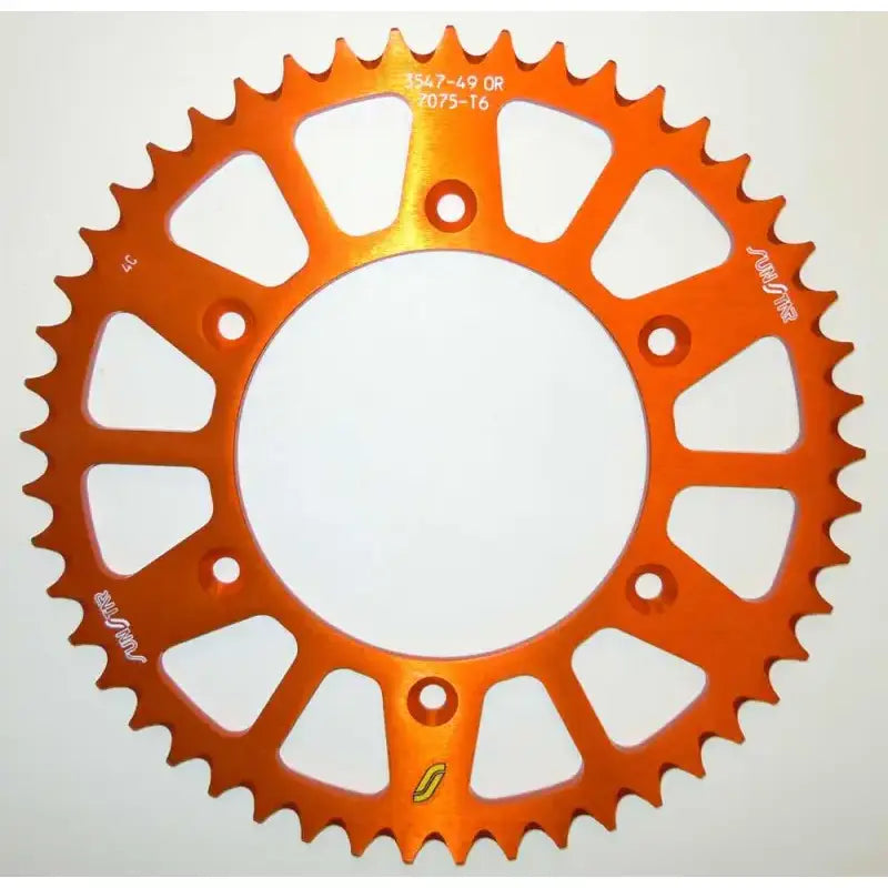 SUNSTAR 5-354748OR Rear Sprocket Aluminum 48t 520 Org Hus/Husq/Ktm