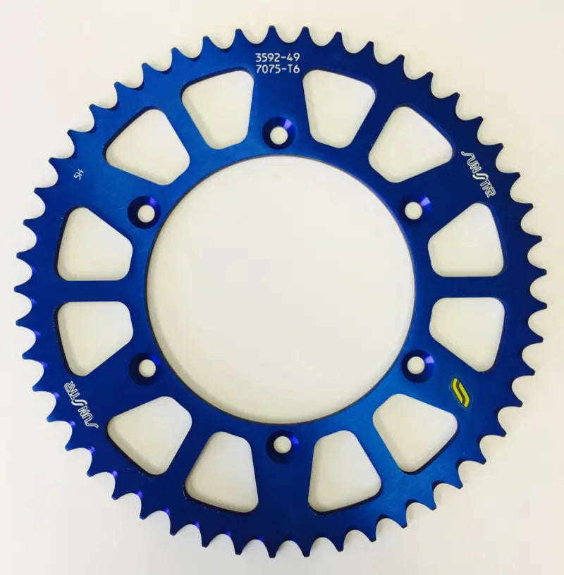 5-359248BL Rear Sprocket Aluminum 48t 520 Blu Hon/Yam 