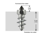 IGRIP 5/8" 15mm Std Screw Studs Qty 200