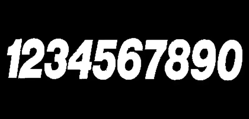#5 8’’ White Pro Lite Digits 3/Pk - Powersports