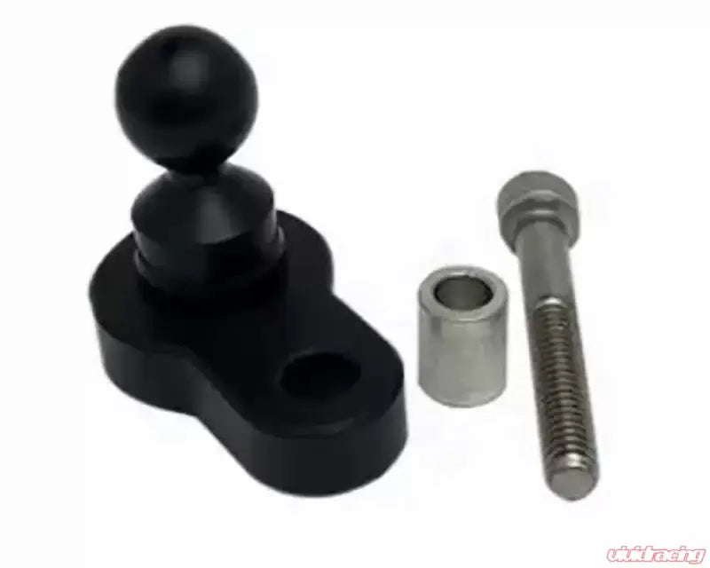 Black aluminum ball mount with spacer and bolt for Techmount 5G single bolt mount kit