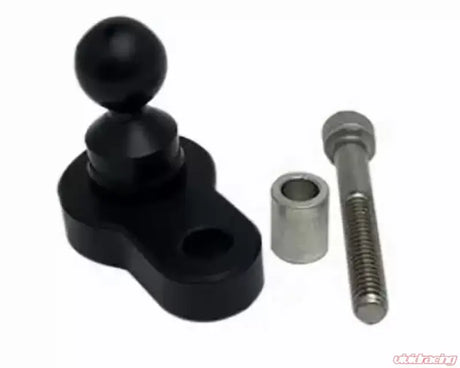 Black aluminum ball mount with spacer and bolt for Techmount 5G single bolt mount kit