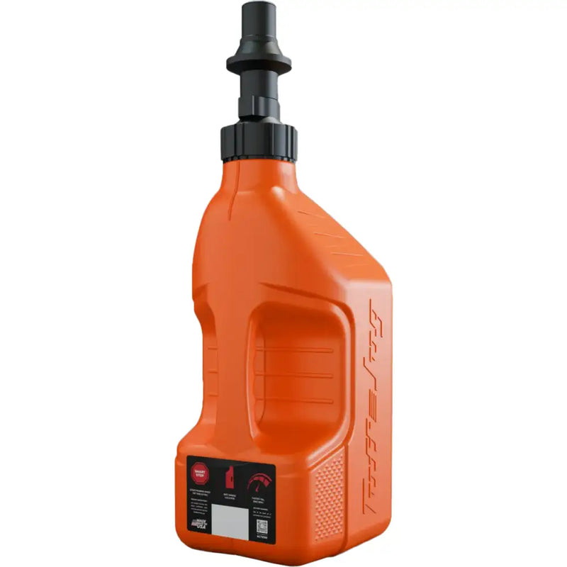 Utility Container Orange W/ Orange Cap 5 Gal - TUFF JUG