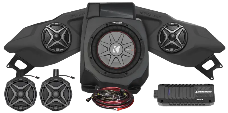 220-RZ5-Q5ARC SSV WORKS 5 Speaker Plug And Play Kit Ride Command