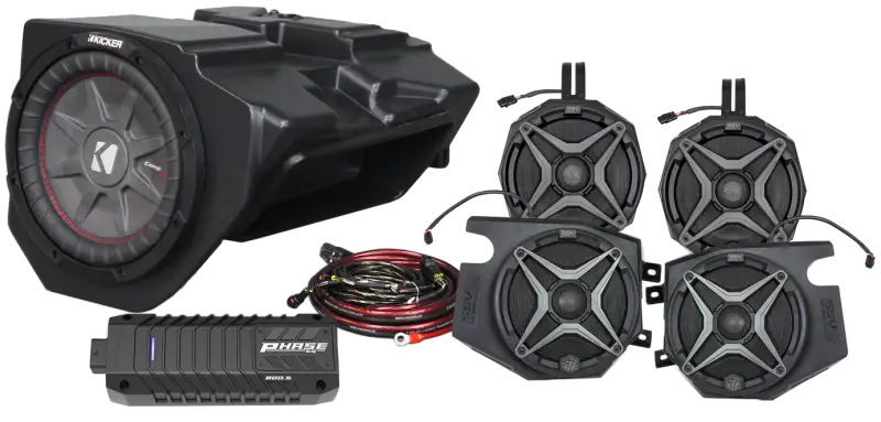 SSV WORKS 5 Speaker Plug And Play Kit Ride Command