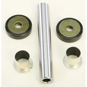 Cylindrical metal pin with bushings and seals.