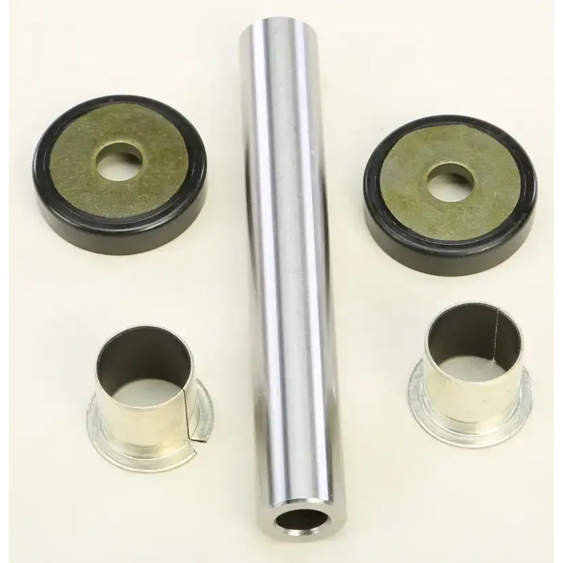 Cylindrical metal pin with bushings and seals.