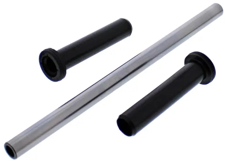 Metal rod with black plastic bushings from 50-1190 A ARM KIT for upgraded HD Delrin a-arm bearing