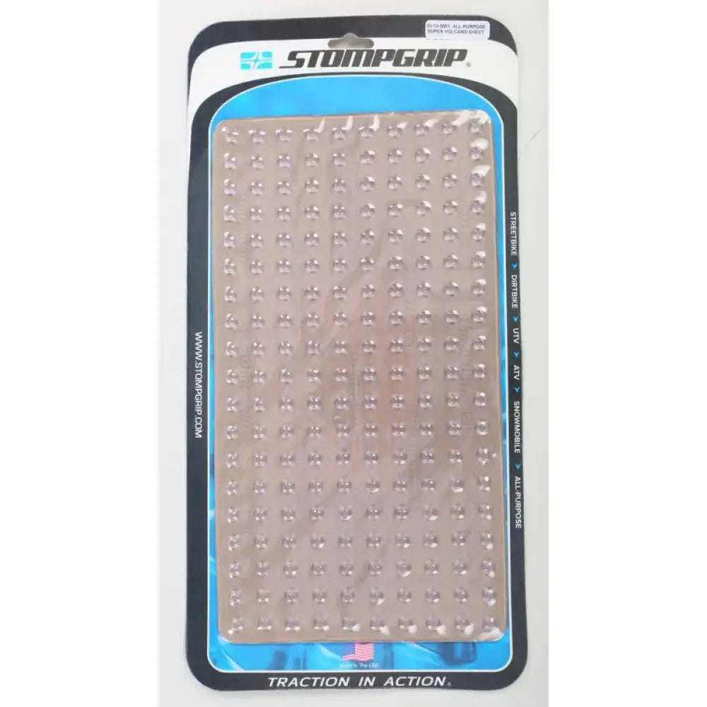 STOMPGRIP 50-12-0009C Stompgrip Sheet Clear Super Volcano