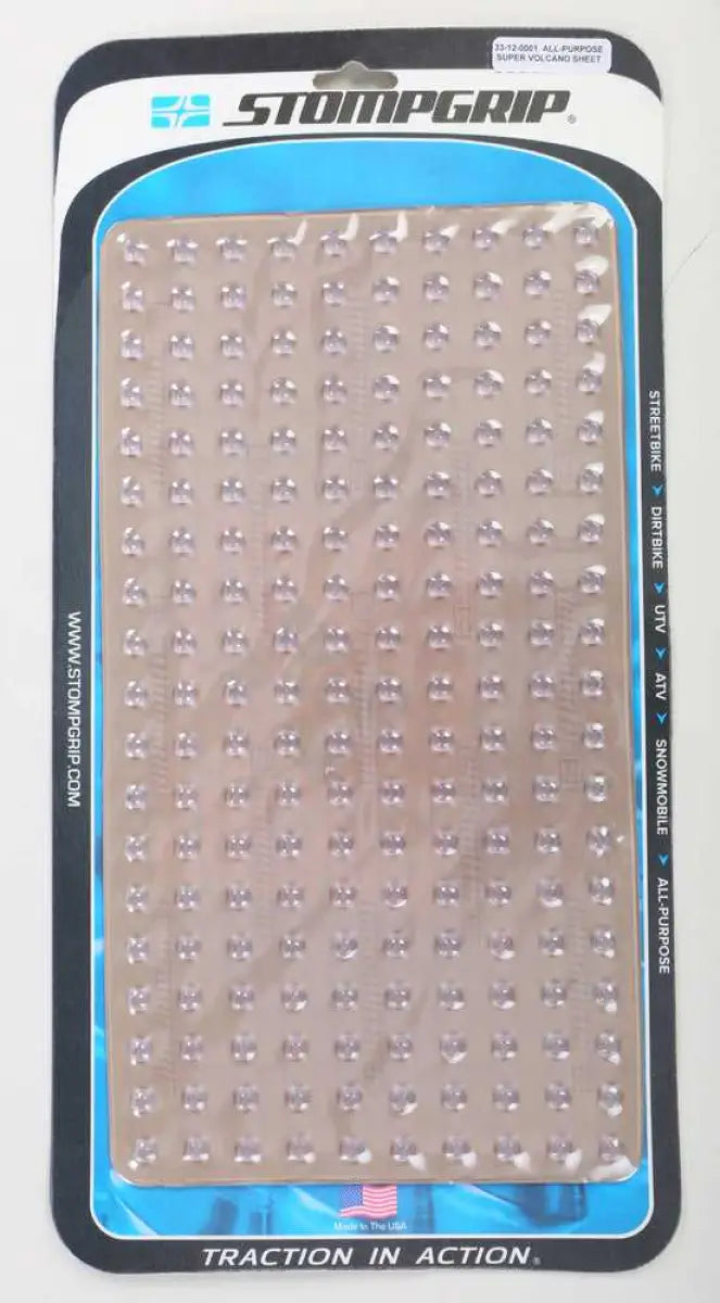 STOMPGRIP 50-12-0009C Stompgrip Sheet Clear Super Volcano