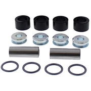 Motorcycle suspension linkage rebuild kit for arm kit and a-arm bearing repair