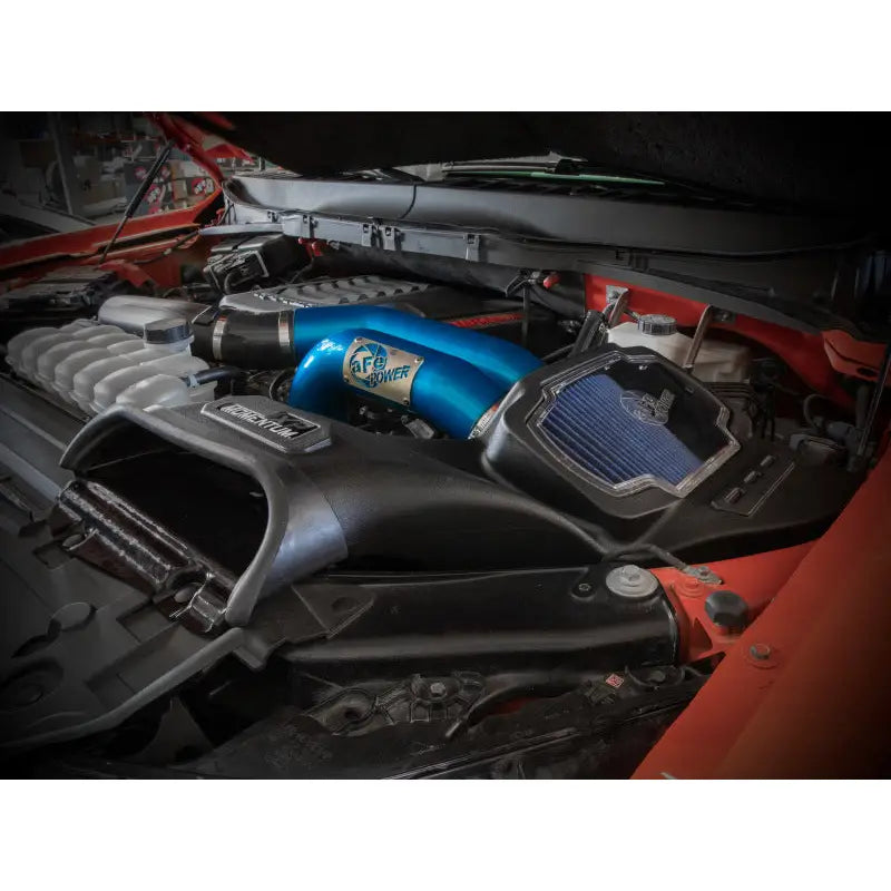 aFe 50-30072RL 50-30072RL aFe 21-22 Ford F-150 Raptor V6-3.5L(tt) Momentum XP Cold Air Intake System - Blue w/ Pro 5R Filter