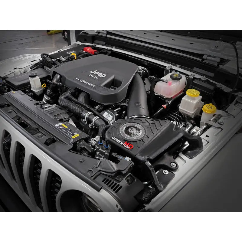 aFe 50-70062D 50-70062D aFe 20-21 Jeep Wrangler (JL) V6-3.0L (td) Momentum HD Cold Air Intake System w/ Pro Dry S Media