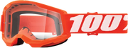 50031-00005 100-Percent Strata 2 Junior Goggle Orange Clear Lens - RV and Auto Parts