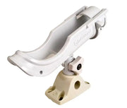 Adjustable white rod holder from 5009W4 Attwood Marine for fishing boats
