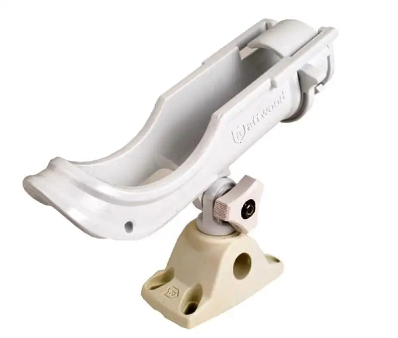 Adjustable white rod holder from 5009W4 Attwood Marine for fishing boats