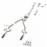 Automotive exhaust system components for 50100 Speedfx Cat-Back Exhaust System Silverado