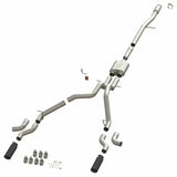 Exhaust system components of 50101 Speedfx Cat-Back Exhaust for Silvrd Sierra