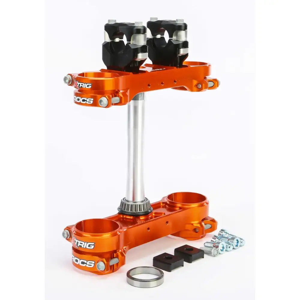 XTRIG 501220500601 Rocs Tech Clamp Set Orange Ktm 14mm