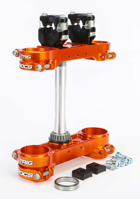 XTRIG 501220500601 Rocs Tech Clamp Set Orange Ktm 14mm