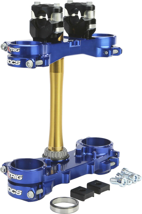 XTRIG 501330801201 Rocs Tech Clamp Set Blue Yamaha 25mm
