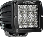 Square LED off-road light from Rigid Industry D-Series for tough terrain use