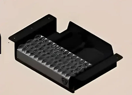 Black metal truck step for 501620 Carr Wts 16’ Retractable Step Undermount