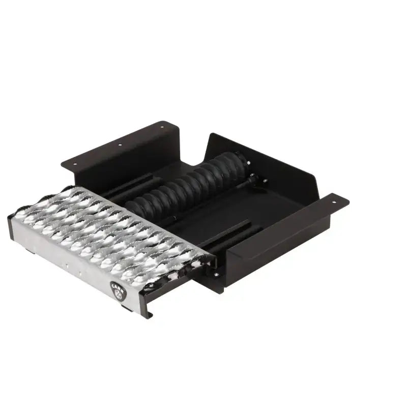 Retractable metal step with black mounting bracket for 501620 Carr Wts 16’ step