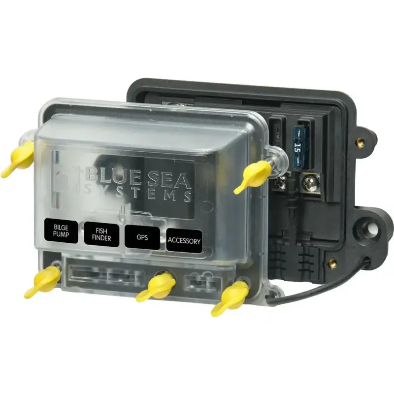 5056100-BSS Blue Sea Fuse Block Stblade H2O 4Circ Fuse M