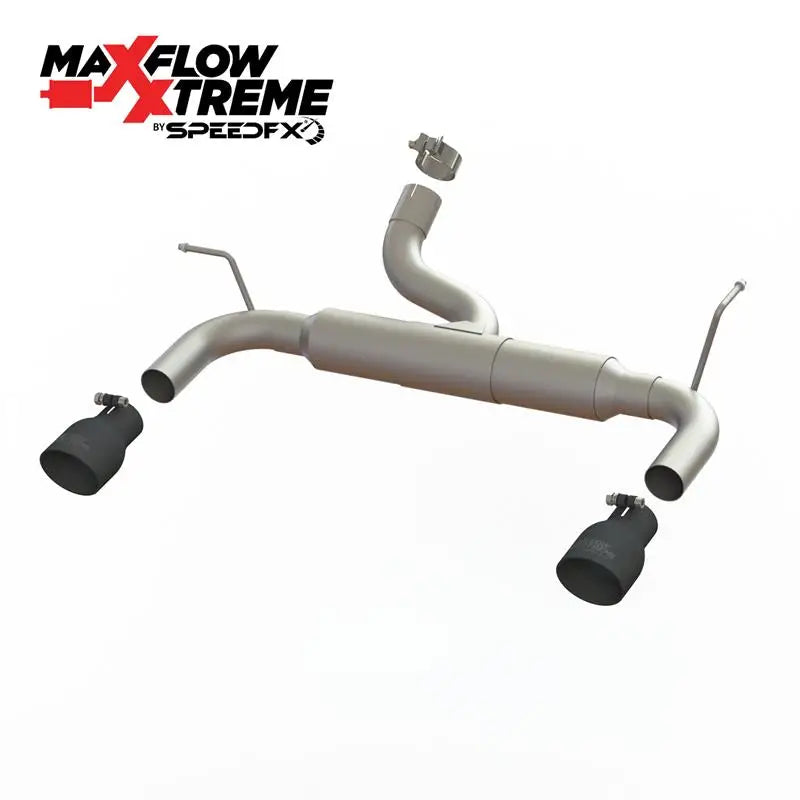 Stainless steel exhaust system for 50600 Speedfx Axle-Back Exhaust System Jeep JK
