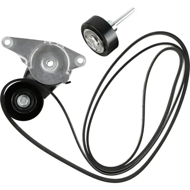Dayco serpentine belt kit with tensioner and idler pulley for easy installation