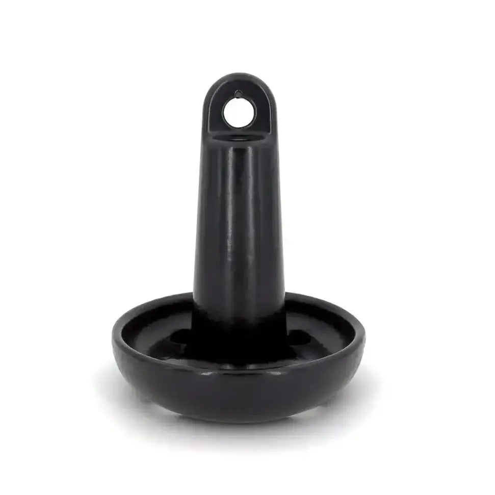 8 lb. Greenfield mushroom anchor in black for boating security